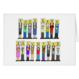 Banque alimentaire Bénévoles Caricature Personnes