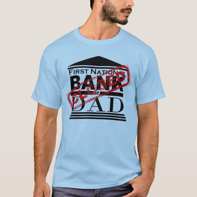 Banque de papa - T-shirt fermé (Devant)