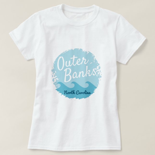 Banques extérieures T-shirt Caroline du Nord (Design devant)