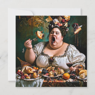 "Banquet de Chaos" Artwork surréaliste et coloré