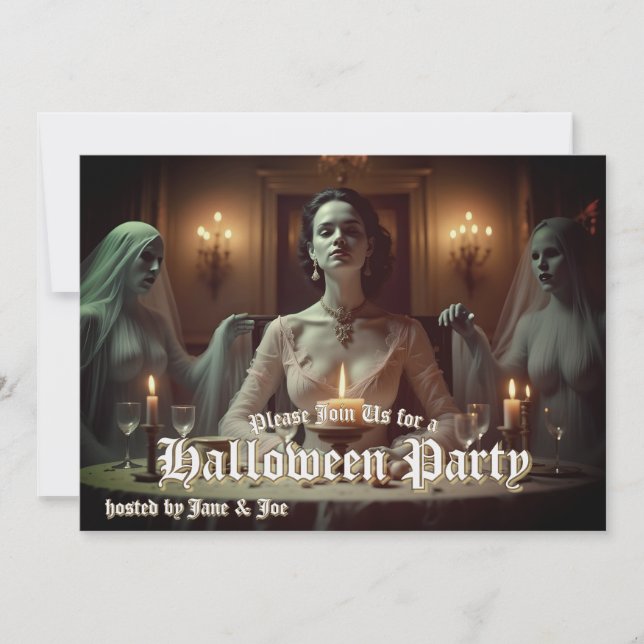 Banquet gothique d'Halloween à la lueur des bougie (Devant)