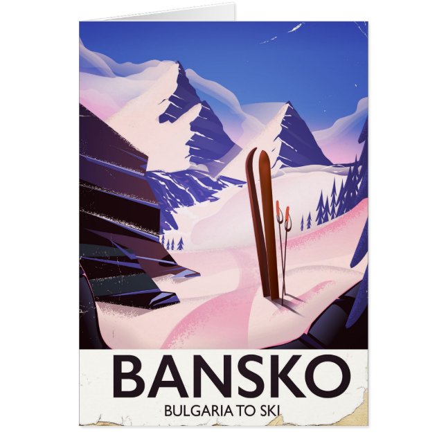 Bansko Bulgarie À Ski (Devant)