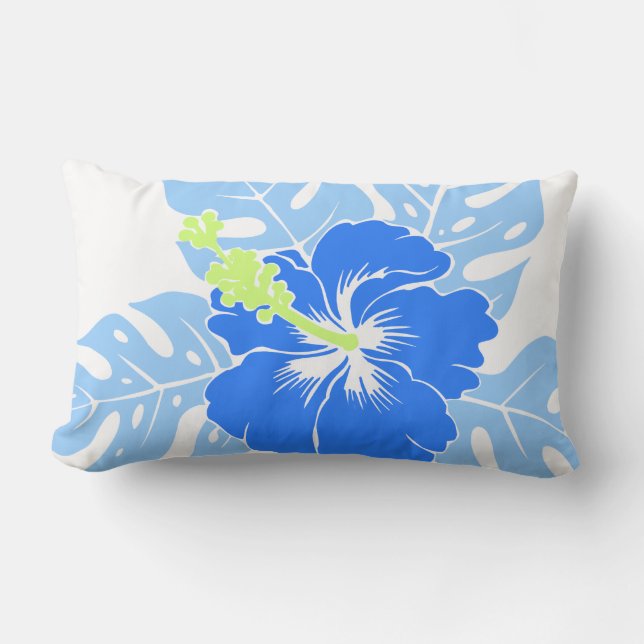 Banzai Beach Hawaii Hibiscus Lumbar Coussins (Recto)