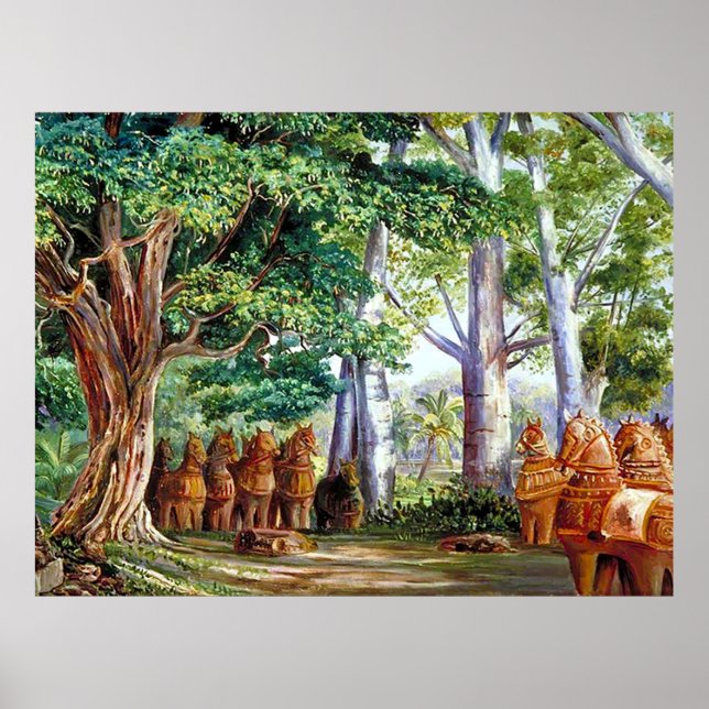 Baobab Trees And A Large Tamarind Tree_GC Poster (Devant)