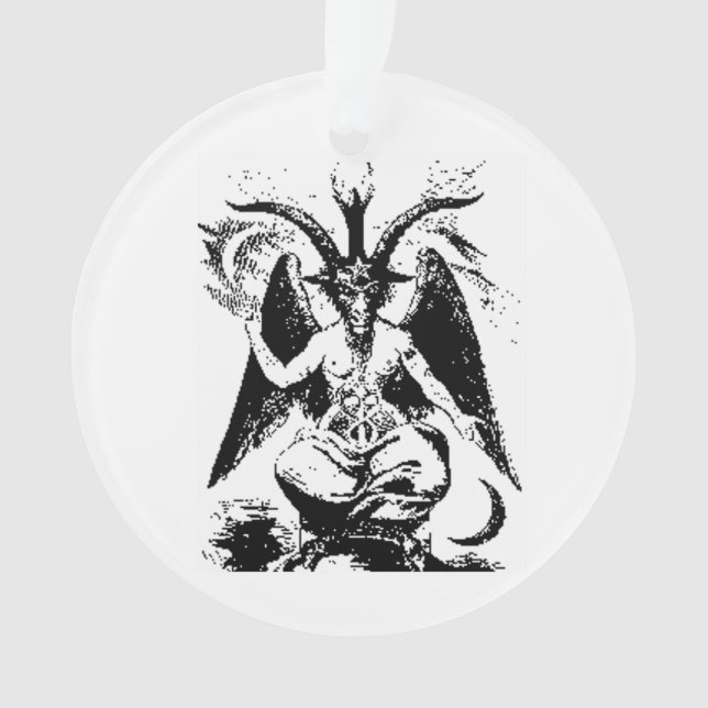 Baphomet noir vintage (devant)