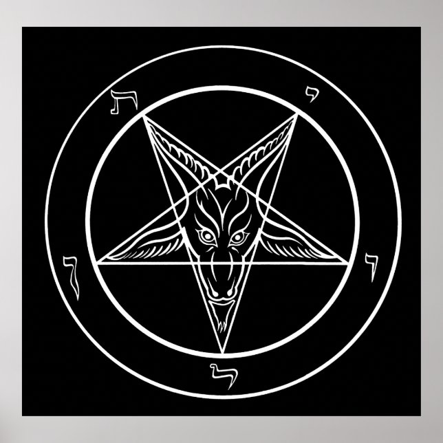 Baphomet Poster HUGE 40x40 (Devant)