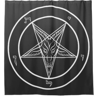 Baphomet Sigil CoS 6' Rideau de chambre rituelle o