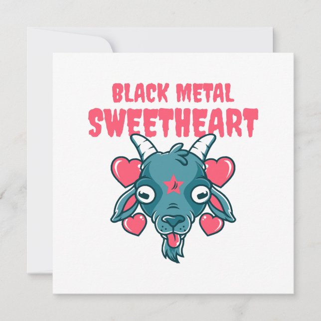Baphomet tête de chèvre mignon (Devant)