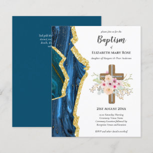 Baptême BUDGÉTAIRE Bautizo Bautismo INVITATION