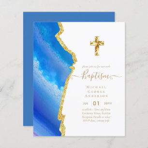 Baptême BUDGÉTAIRE Christening Communion INVITATIO