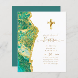 Baptême BUDGÉTAIRE Christening Communion INVITATIO