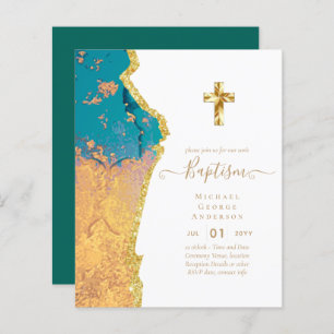 Baptême BUDGÉTAIRE Christening Communion INVITATIO