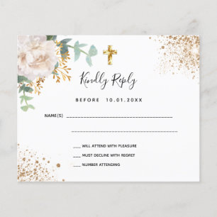 Baptême d'eucalyptus blanc budget RSVP