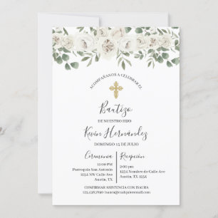 Baptême Espagne Invitation