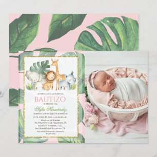Baptême Fille Invitation De baptême Fille Baptême