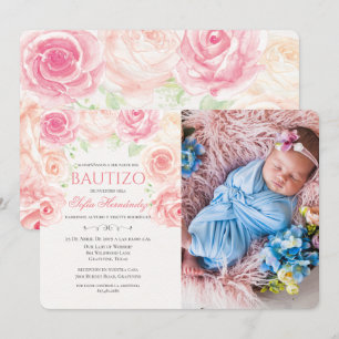 Baptême Fille Invitations De baptême Fille