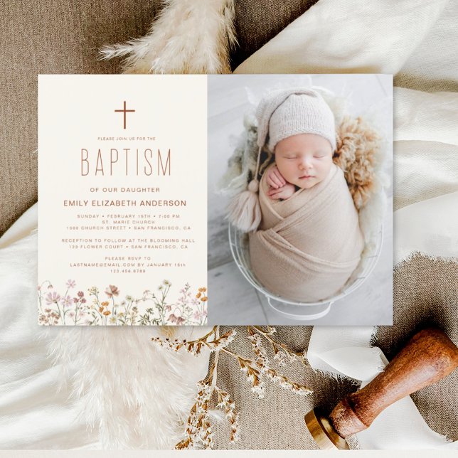 Baptême fleur sauvage Jardin Photo En Fleur (Créateur téléchargé)