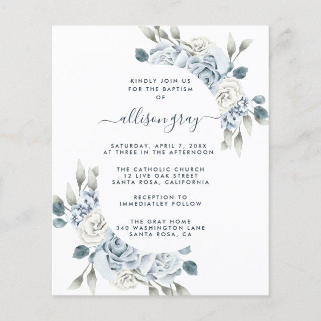 Baptême floral poussiéreux (Devant)