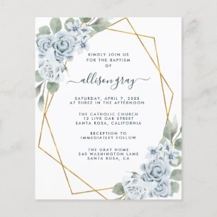 Baptême floral poussiéreux