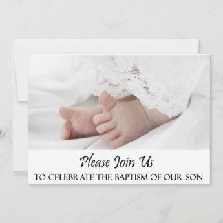 Baptême Invitation de son