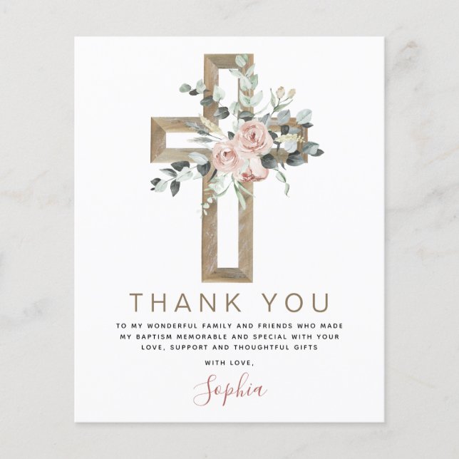 Baptême Merci Dusty Rose Christian (Devant)