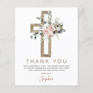 Baptême Merci Dusty Rose Christian