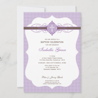 BAPTISM INVITATION :: immaculé 1P
