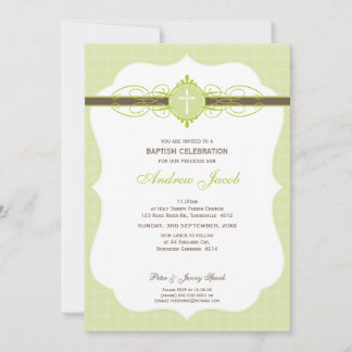 BAPTISM INVITATION :: immaculé 2P