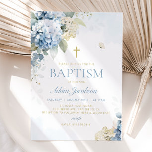 BAPTISM Invitation, première communion Invitation