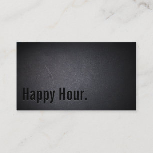 Bar à alcool Black Out professionnel Carte de visi