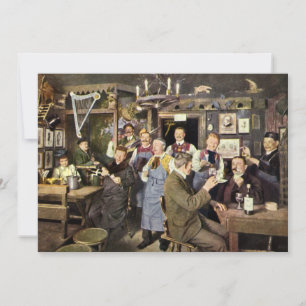 Bar à l'ancienne avec des célébrations populaires,