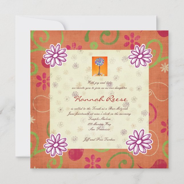 Bar Bat Mitzvah Invitations by Prisarts (Devant)