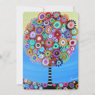 bar bat mitzvah TREE OF LIFE INVITATIONS