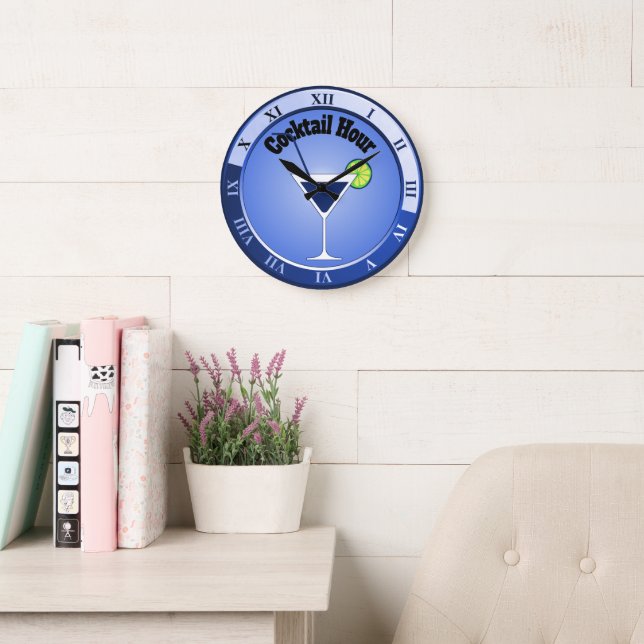 Bar Horloge Bleue de l'Heure du Cocktail (Salle de lecture)