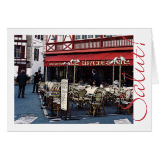 bar Le Majestic, milieu de l'hiver