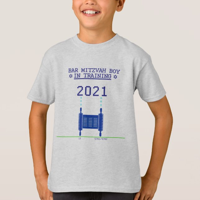 Bar Mitzvah Boy en formation 2021 - T-shirt (Devant)