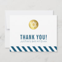BAR MODERNE MITZVAH merci tache or blanc bleu