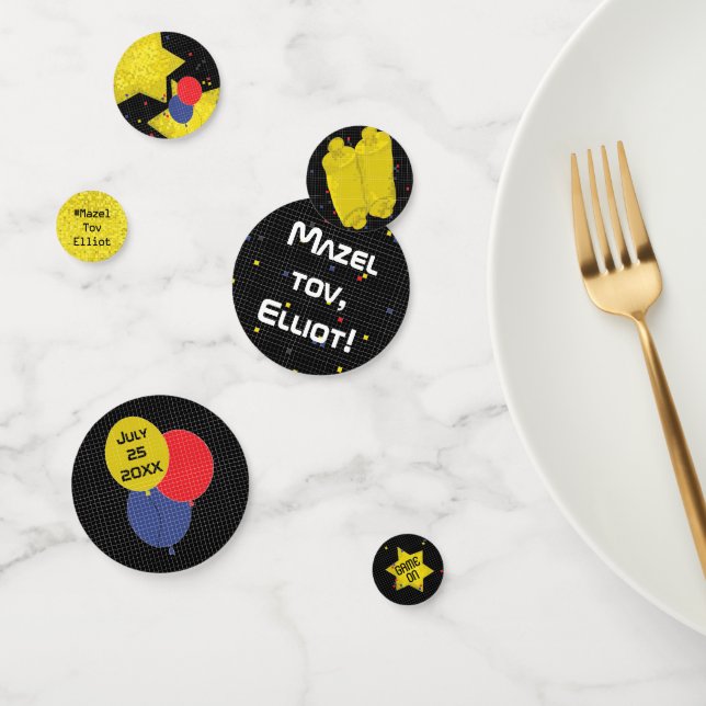 Bar ou JEU Bat mitzvah sur Confetti (Groupe)