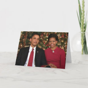 Barack et carte de Michelle 2009WA-Greeting