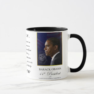 Barack Obama avec Jack Kennedy - tasse de sonnerie