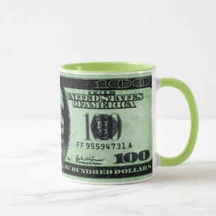 Barack Obama : Bill Mug à 100 dollars