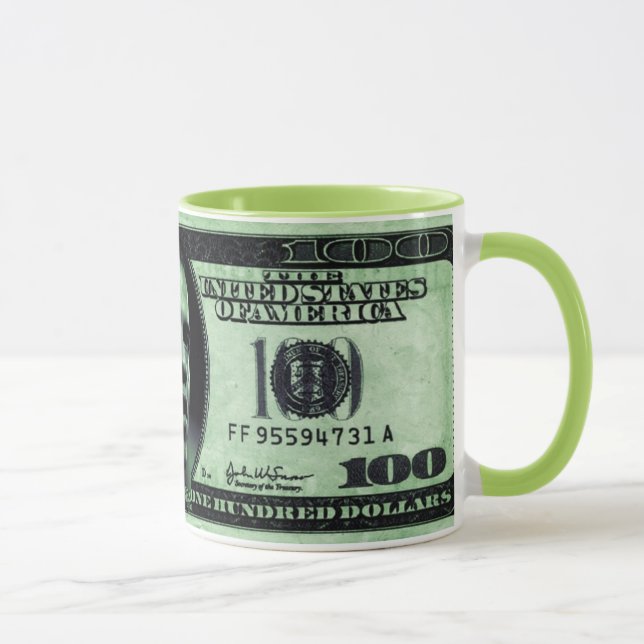 Barack Obama : Bill Mug à 100 dollars (Droite)