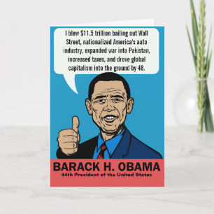 Barack Obama Carte personnalisable