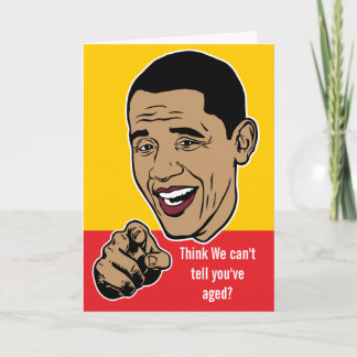 Barack Obama, carte personnalisée