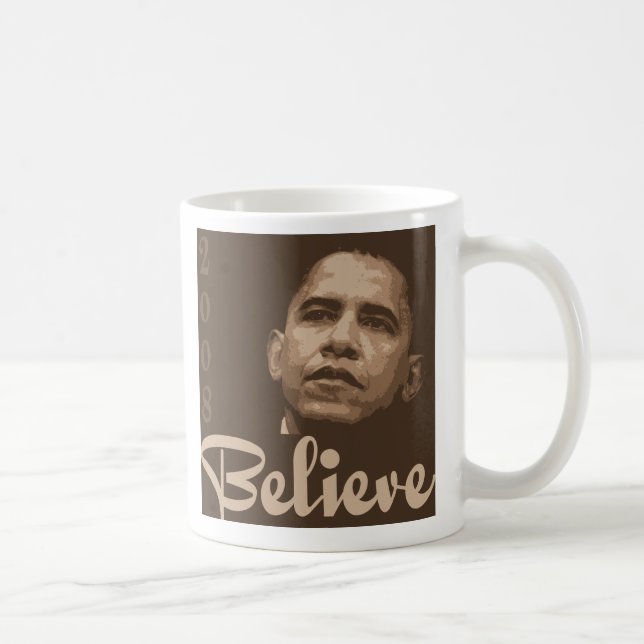 Barack Obama croient la tasse (Droite)