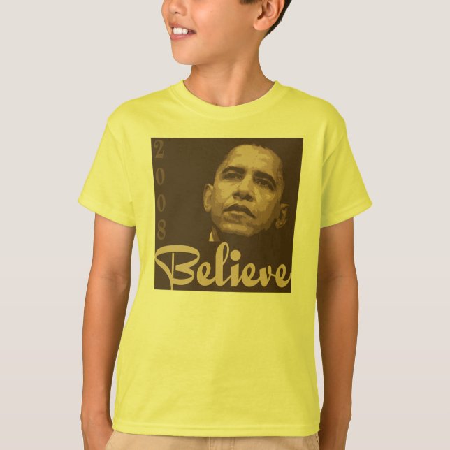 Barack Obama croient le T-shirt de l'enfant (Devant)
