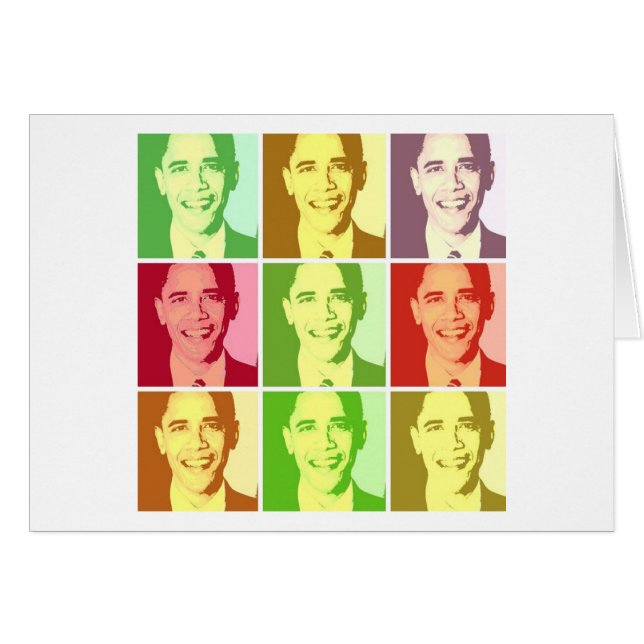 Barack Obama Pop Art (Devant horizontal)