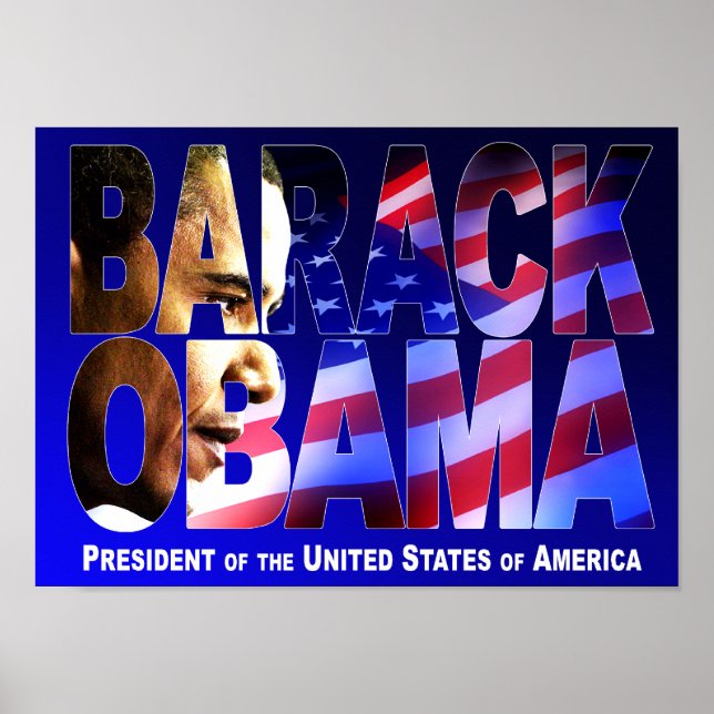 Barack Obama ! Poster (Devant)