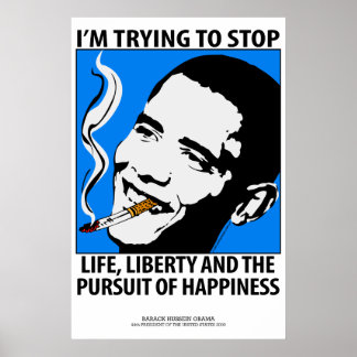 Barack Obama Poster de satire politique