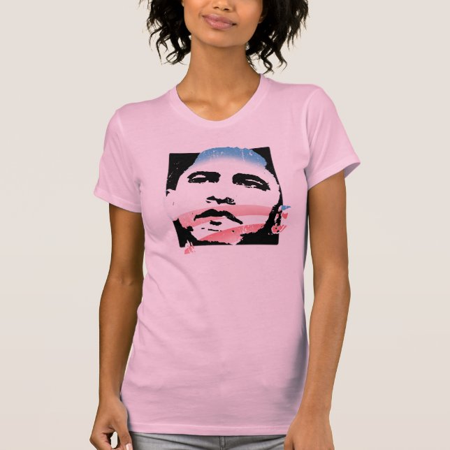 Barack Obama pour le T-shirt d'espoir (Devant)